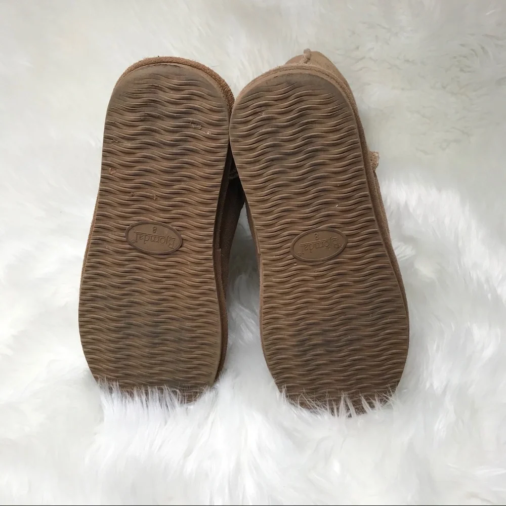 Bjorndal Tan Suede Leather Boots-GUC-Sz 8 - Picture 6 of 9